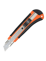 High-resolution construction Wallpaper knife isolated on a white background.