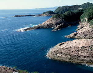 日向岬の海岸