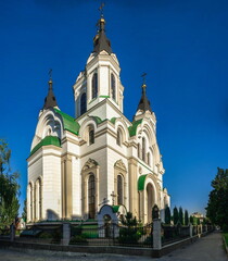 Fototapeta premium Holy Protection Cathedral in Zaporozhye, Ukraine