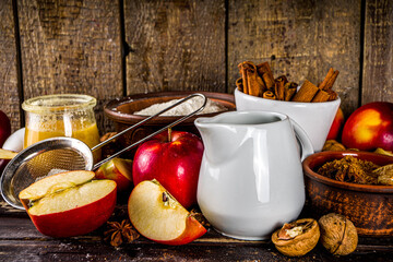 Autumn baking concept