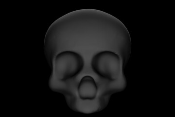 skull on black