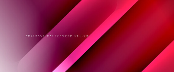 Fluid gradients with dynamic diagonal lines abstract background. Bright colors with dynamic light and shadow effects. Vector wallpaper or poster