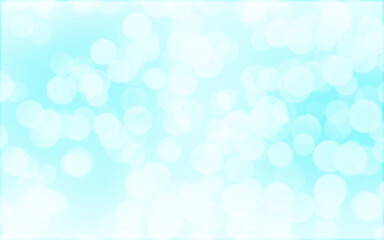Blue white luxury focus blur background. Abstract bokeh soft light gradient for background and wallpaper Christmas.