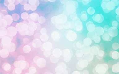 Colorful abstract background with pastel bokeh lights for background and wallpaper