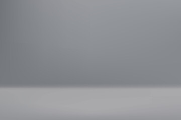 Empty white color studio room