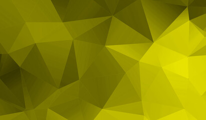 Fototapeta na wymiar Abstract yellow black gradient triangle background. 3D triangles. modern wallpaper.
