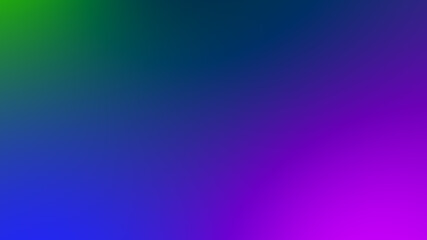 Abstract gradient green blue and purple soft colorful background. Modern horizontal design for mobile app.
