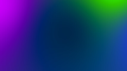 Abstract gradient green blue and purple soft colorful background. Modern horizontal design for mobile app.
