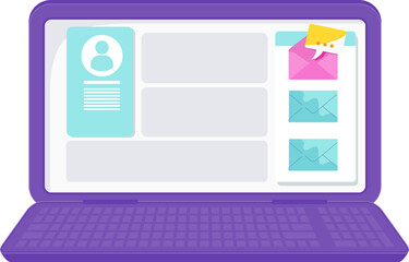 Website conversion in internet marketing. Business metaphor. Trendy flat vector style.