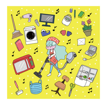 女の子（生活）