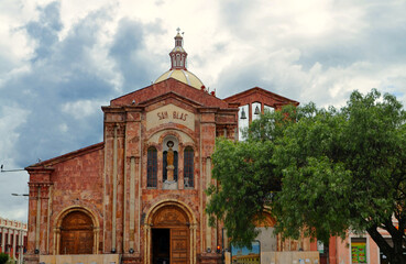 Obraz premium Cuenca, Ecuador - San Blas Curch