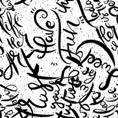 Graffiti background seamless pattern. Hand style tagging
