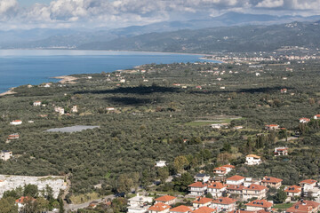 Naklejka premium view of the city