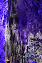 Caves in the rock of Gibraltar UK