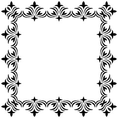 
Embroidered monogram line icon design  
