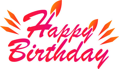 Obraz premium happy birthday card and ballons 
