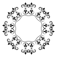 
Line icon design of antique frame 
