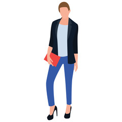 
Forward bend pose flat icon design, yoga pose 
