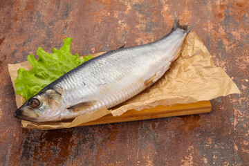 Salted herring fish