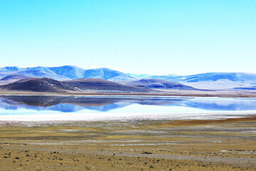 Tibetan landscape travel