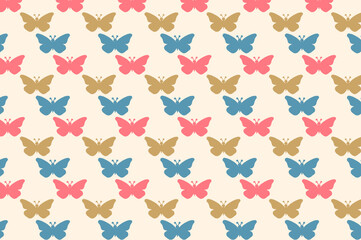 Beautiful butterfly pattern design. Suitable for wallpapers and backgrounds.