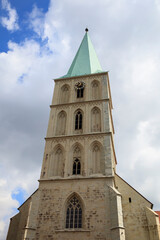 Fototapeta na wymiar Evangelische Pauluskirche, Hamm, Westfalen, Nordrhein-Westfalen, Deutschland, Europa