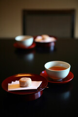 和菓子とお茶