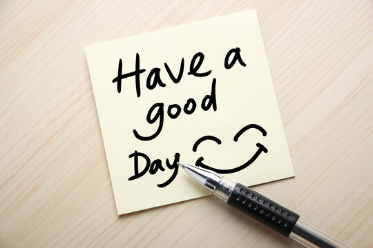 Have a good Day Concept On Sticky Note