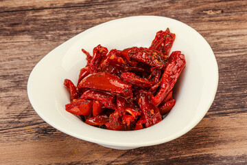 Dried tomato with olive oil