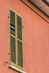 weathered shutters