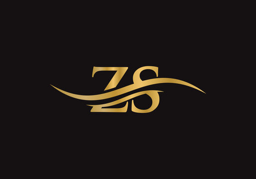 ZS Logo Vector. Letter ZS Logo Design for business and company identity.