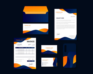 Creative and Modern Branding Identity Stationery Design  Set