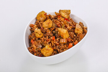 Asian style Fried rice with chicken