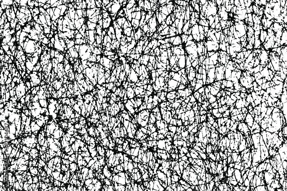 Poster grunge texture of a rough surface randomly crossed out. the texture is similar to a web. vector illu