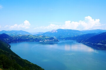 A magnificent view on Danube river, Kovilovo, Djerdap National Park, Serbia