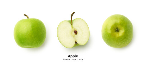 Fresh apples isolated