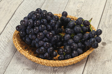 Fresh ripe sweet red grape