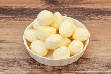 Natural tasty baby Mozarella cheese