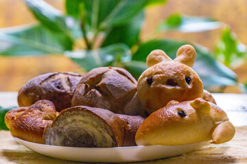 美味しい 可愛い どうぶつパン