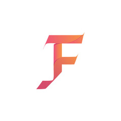Letter F logo icon design template elements.
