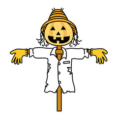 ジャックランタンの案山子