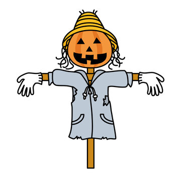 recommend clip art: ジャックランタンの案山子
