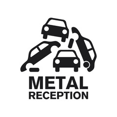 vector logo reception and utilization scrap metal