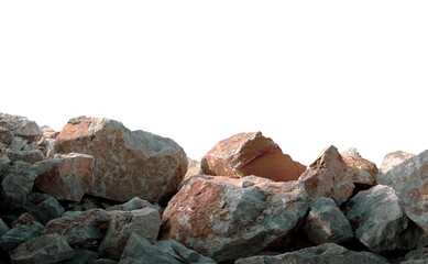 Mountain isolate on white background