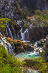 Lakes of The Plitvice Lakes National Park in Croatia