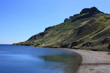 
Mountain landscape by the sea in Crimea.