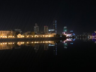 Obraz premium city at night