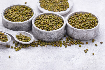 Green mung beans, healthy legumes