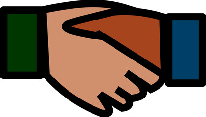handshake Vector Icon For Web And App