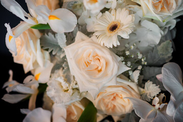 Bunch of beautiful delicate pastel  flowers